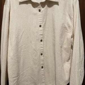 ☀️Lioness Cream Corduroy Button-Up Shirt☀️